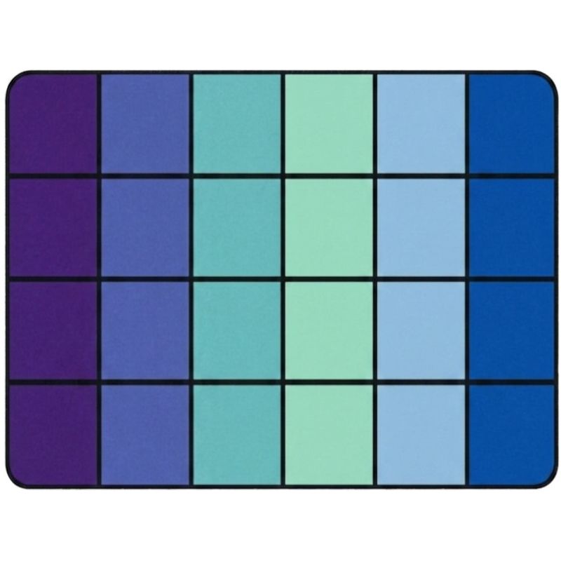 Ocean Blues Classroom Seating Rug