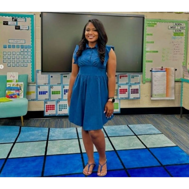Ocean Horizon Classroom Seating Rug