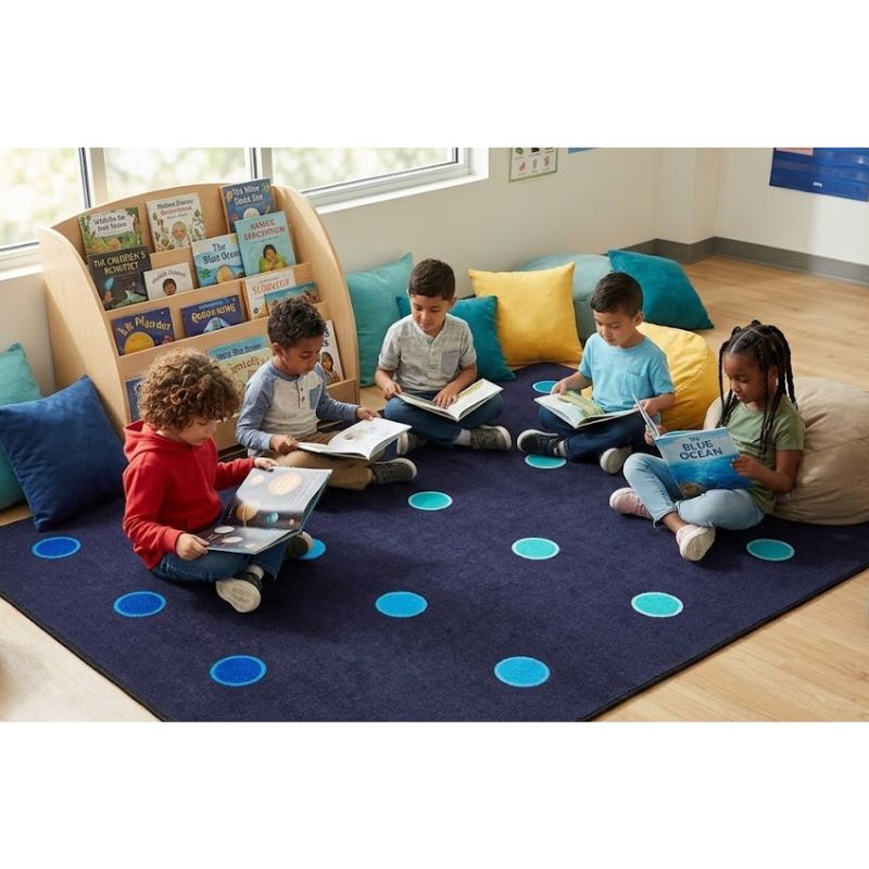 Ocean Mini Dots Reading Rug