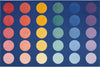 Ombre Big Dots Seating Rug