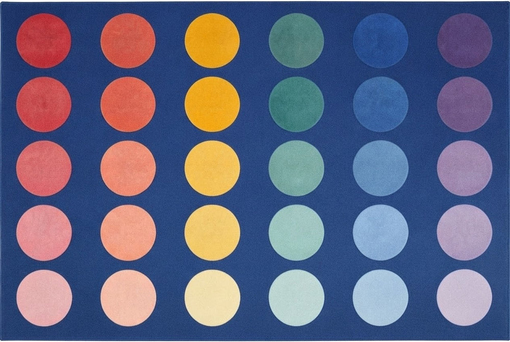 Ombre Big Dots Seating Rug