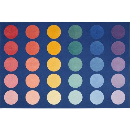 Ombre Big Dots Seating Rug