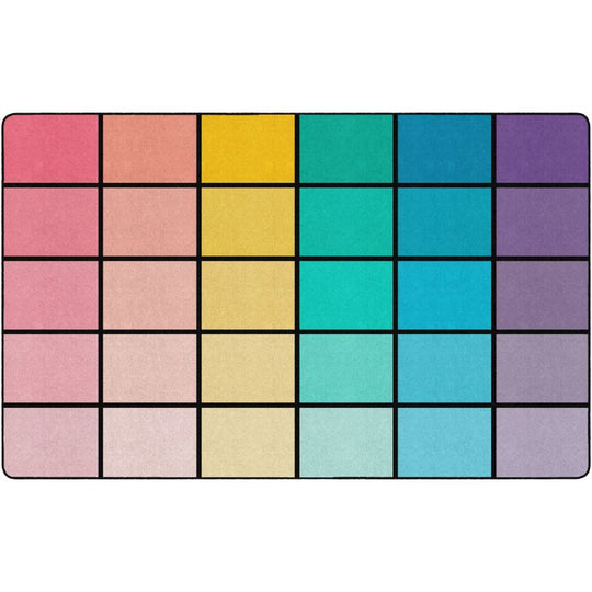 Ombré in Bloom Classroom Seating Rug