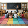 Ombré in Bloom Classroom Seating Rug