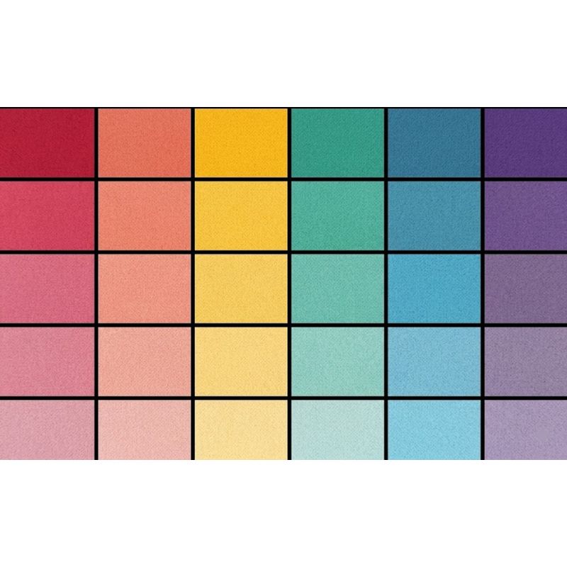 Ombré in Bloom Classroom Seating Rug