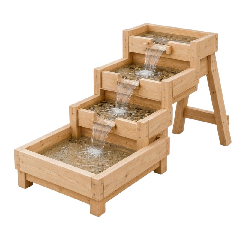 Outdoor Water Cascade Station