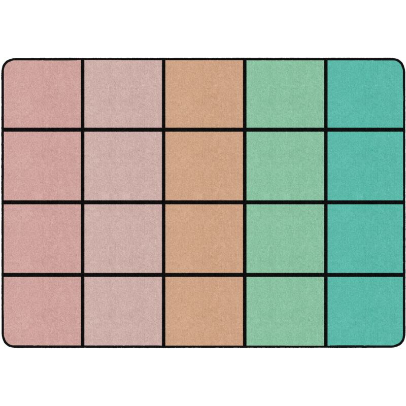 Pastel Paradise Classroom Seating Rug