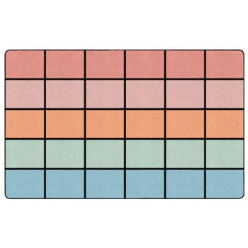 Pastel Horizon Seating Rug - Factory Second
