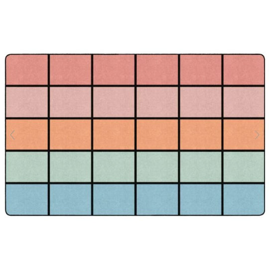 Pastel Horizon Seating Rug - Factory Second