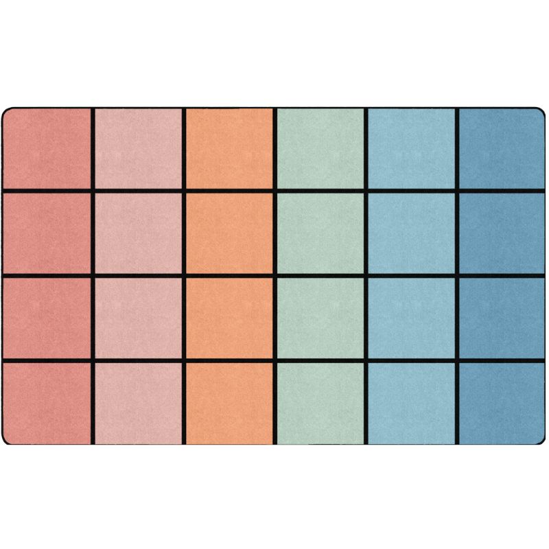 Pastel Paradise Classroom Seating Rug