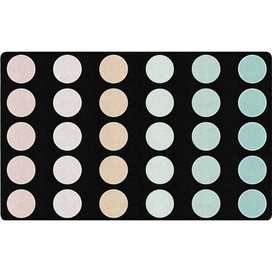 Pastel Paradise Dots Classroom Seating Rug