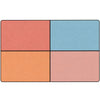 Pastel Quadrant Classroom Rug