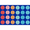 Pastel Reflections Happy Face Classroom Rug