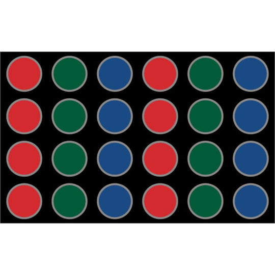 Primary Big Dots Seating Rug