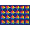 RainbowFlowersClassroomSeatingRug