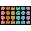 Rainbow Reflections Happy Face Classroom Rug