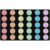 Rainbow Reflections Happy Face Rug