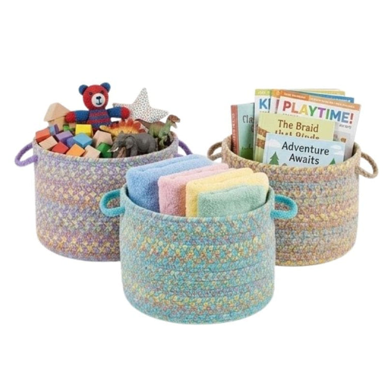 Playtime Braided Rug Basket | SensoryEdge