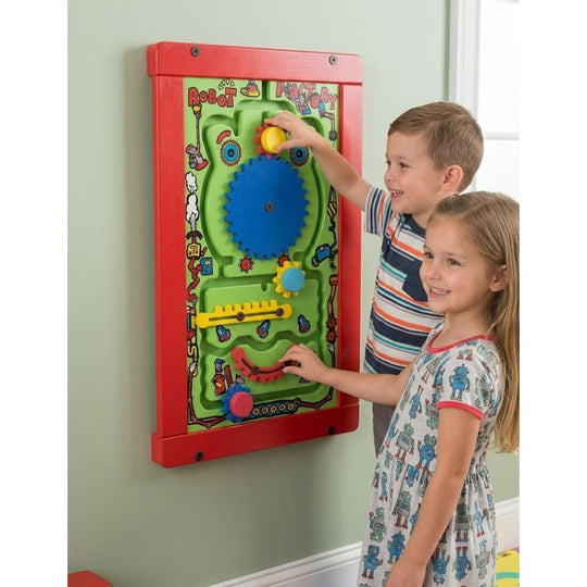 Robot Factory Wall Gear Activity Toy