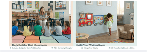 SensoryEdge | Classroom Rugs | Wall Toys | Waiting Room Toys | Building Skills Through Play