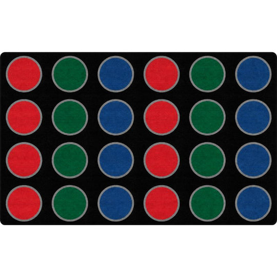Primary Big Dots Seating Rug