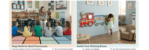 SensoryEdge | Classroom Rugs | Wall Toys | Waiting Room Toys | Building Skills Through Play