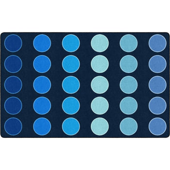 Ocean Dots Classroom Seating Rug