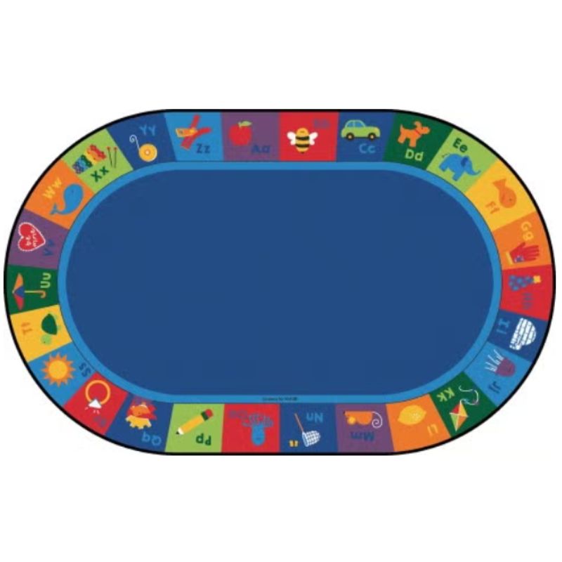 Sequential Seating Oval Literacy Rug