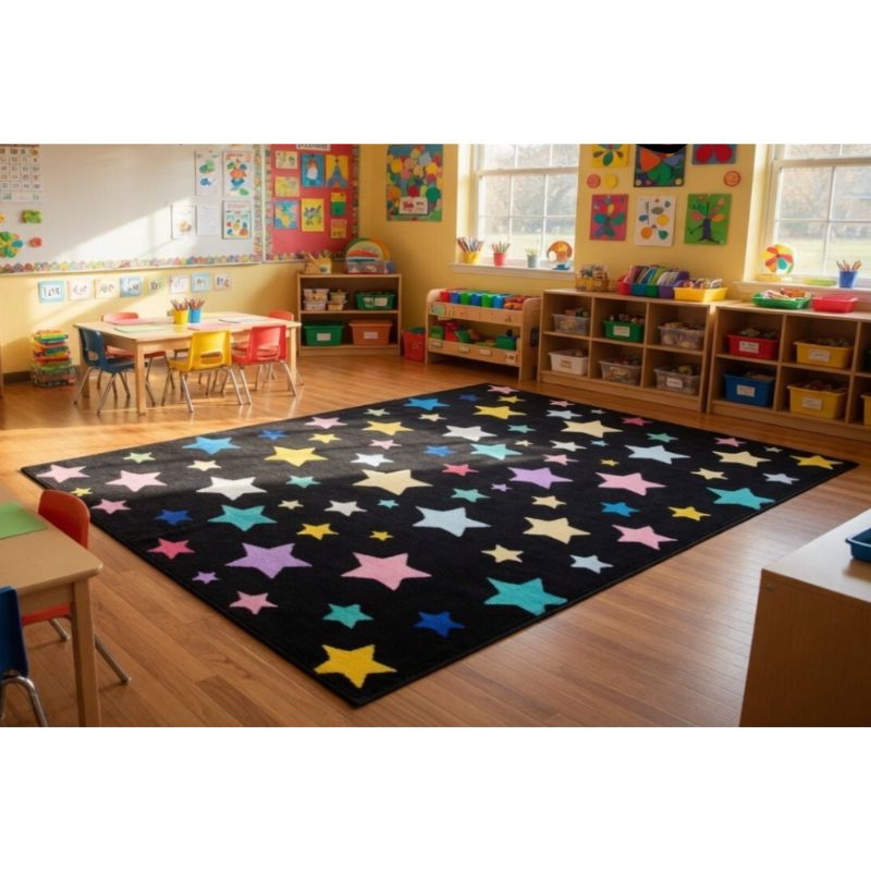 Shinning Star Classroom Rug