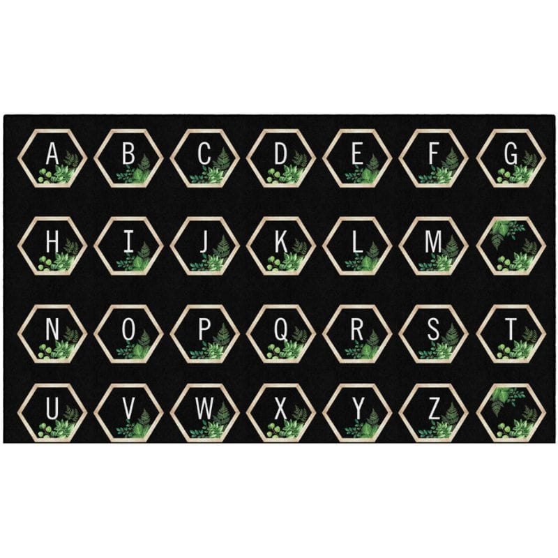 Simply Boho ABC Criss Cross Applesauce Rug