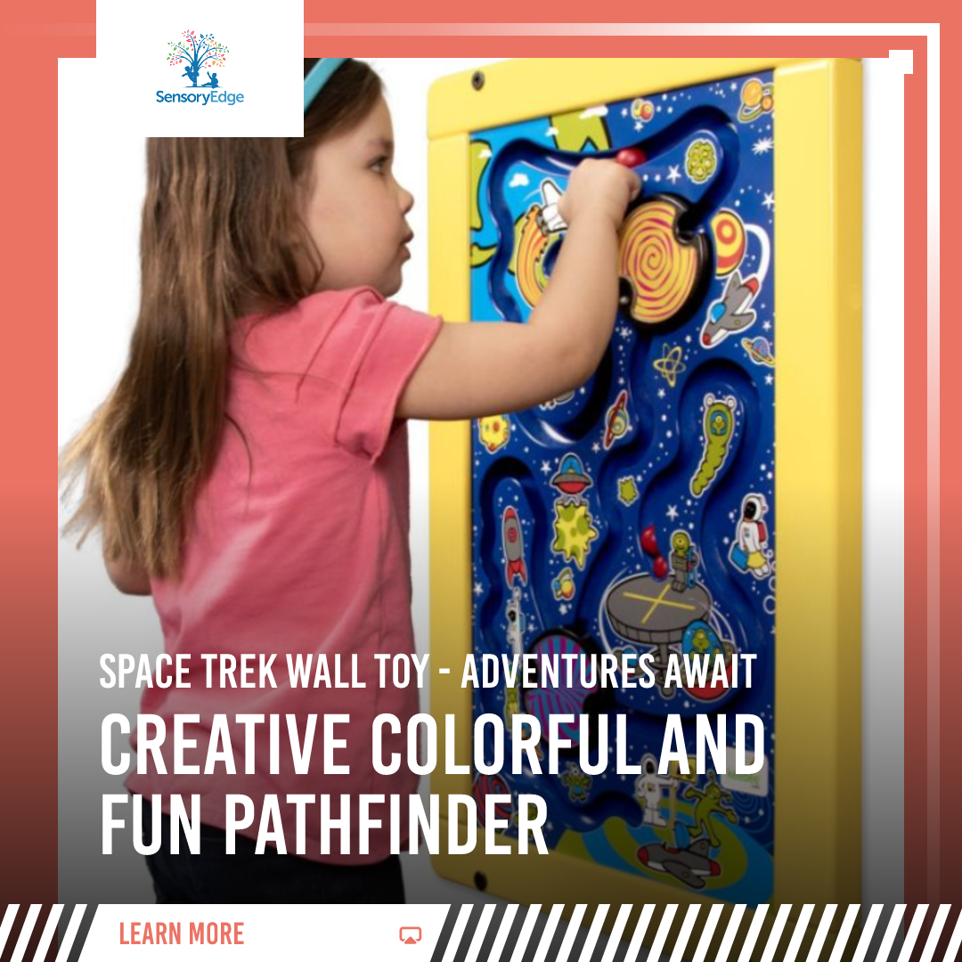 Space Travel Pathfinder Wooden Wall Toy - SensoryEdge