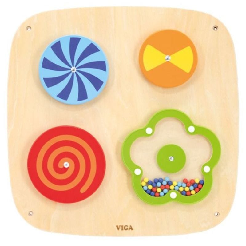 Spinning Patterns Sensory Wall Panel