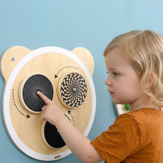 Spinning Dots Sensory Wall Activity