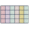 Star Light Seating Squares Classroom Rug