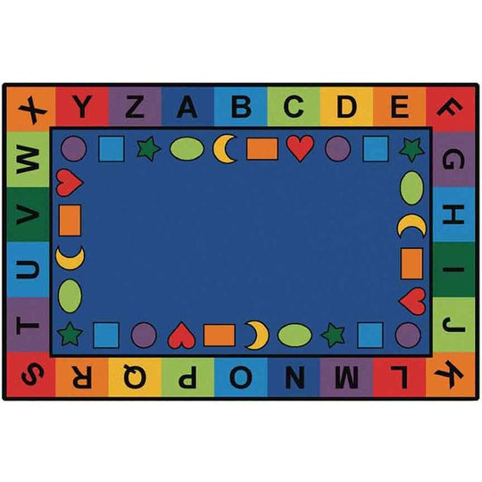 Sunny Day Classroom Shapes Seating Rug