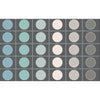Tranquil Tundra Circle and Grid Seating Rug
