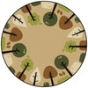 Tranquil Trees Round Area Rug
