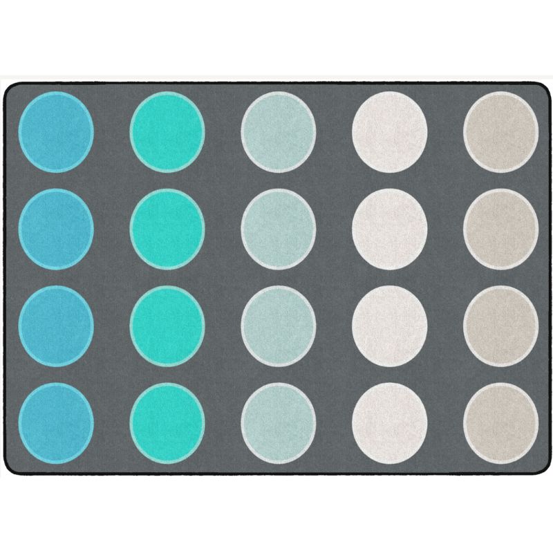 Tranquil Dots Classroom Seating Rug