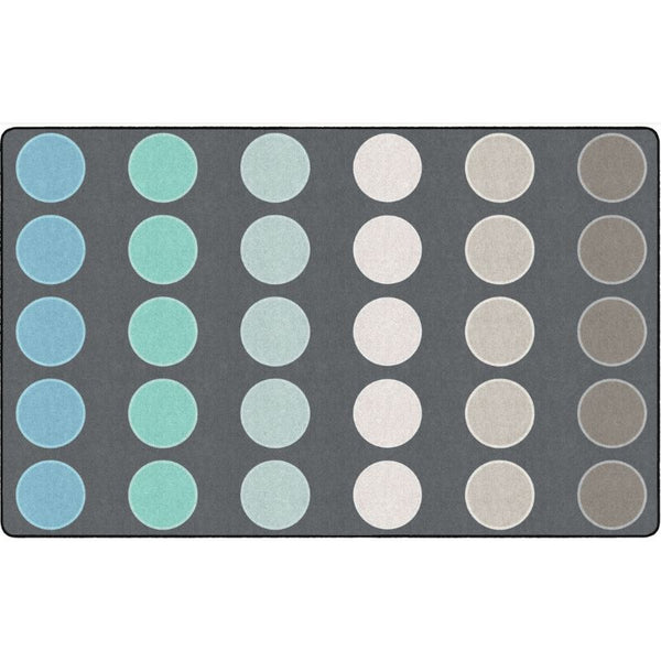 Tranquil Tundra Dots Classroom Seating Rug