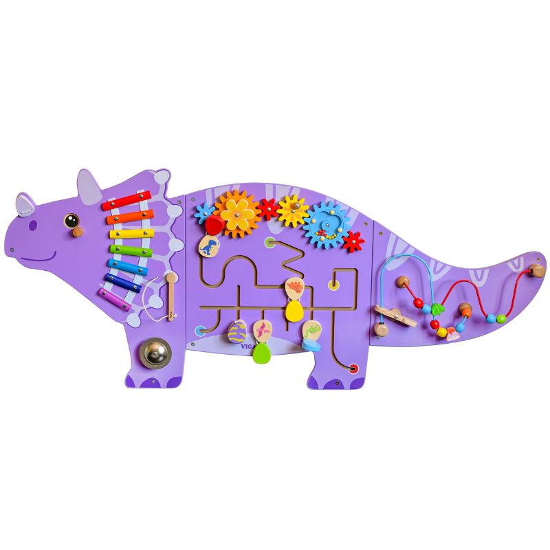 Triceratops Activity Wall Panel