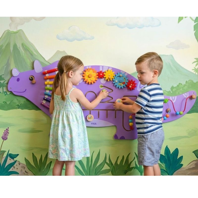 Triceratops Activity Wall Panel