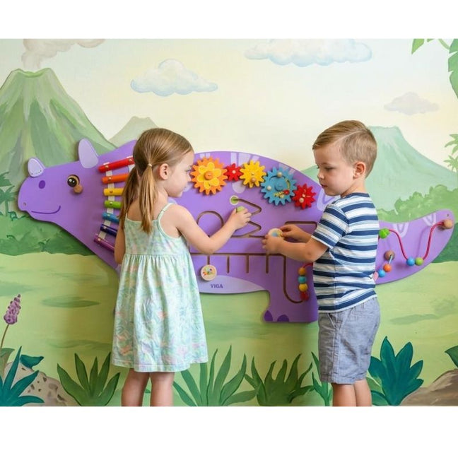 Triceratops Activity Wall Panel