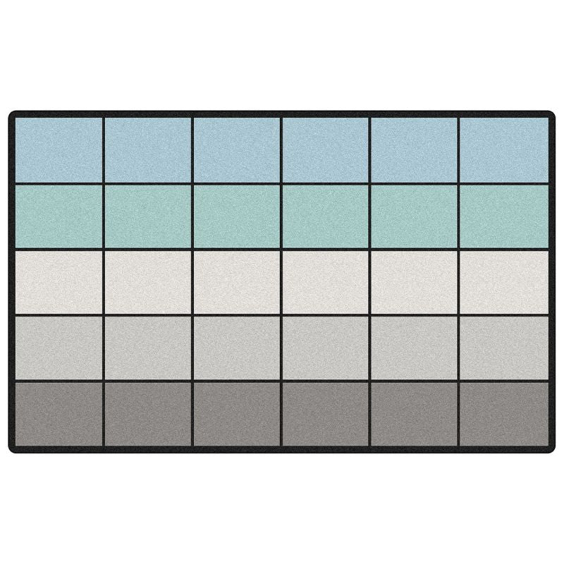 Tundra Horizon Classroom Grid Rug