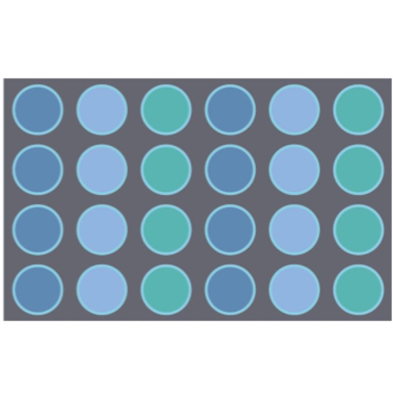 Twilight Tides Seating Circles Rug