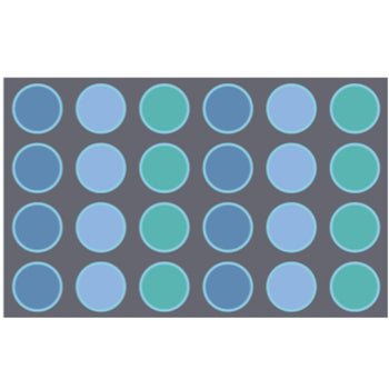 Twilight Tides Seating Circles Rug