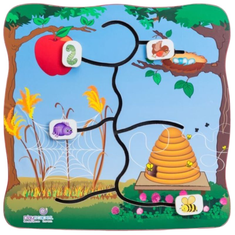 Find My Home Wall Activity Toy - Playscapes