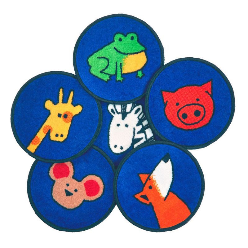 Animals Carpet Circles - Set of 20