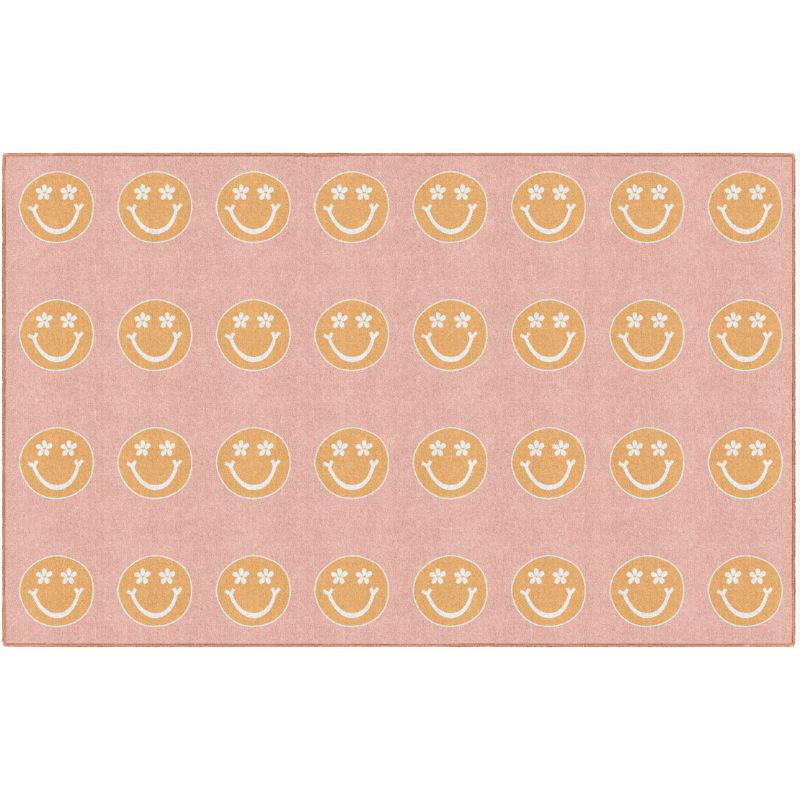 Good Vibes Happy Faces Rug