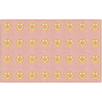 Good Vibes Happy Faces Rug