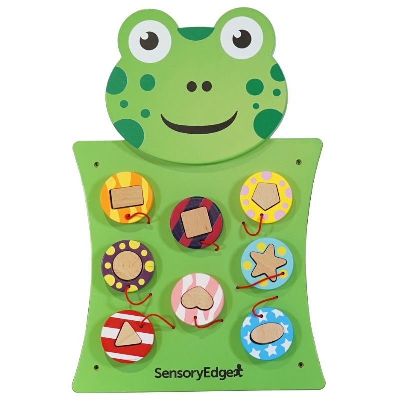 Frankie Frog Shape Matching Wooden Wall Toy